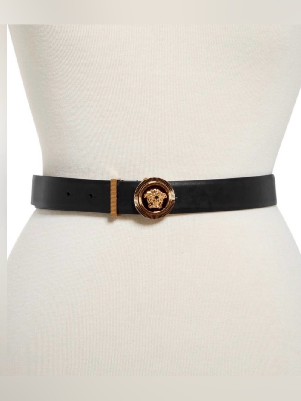 Versace Medusa black belt